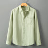 Linen Shirt Men's Long Sleeve Loose Thin Casual