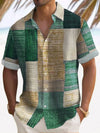 Retro Men's Fashion Plaid Printed Casual Shirt