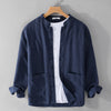 Men's Retro Stand Collar Chinese Knot Button Shirt Coat