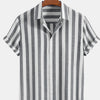 Fashionable Summer New Short-sleeved Printed Shirt For Men