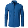 Solid Color Simple Business Thin Lining Shirt